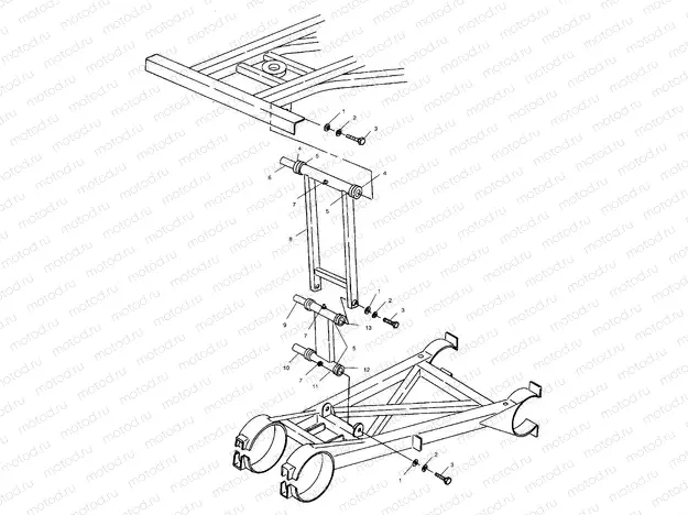 REAR STRUT STABILIZER - A02CL50AA/DA (4967986798C01) | REAR STRUT STABILIZER - A02CL50AA/DA (4967986798C01)