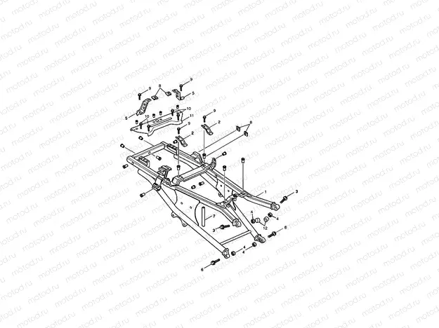 Rear Sub-Frame and Fittings