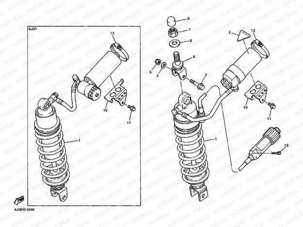 Rear suspension