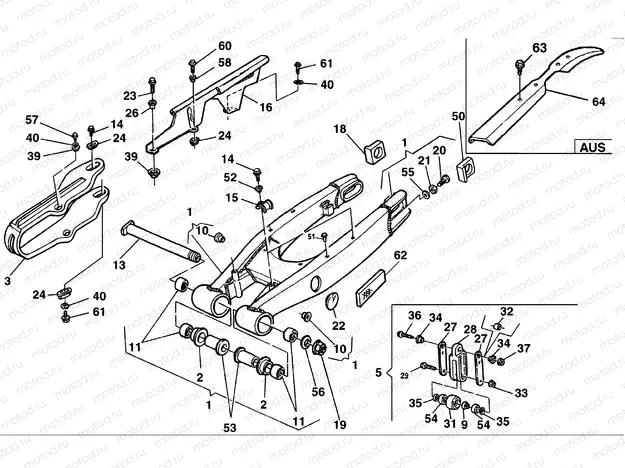 REAR SWING ARM