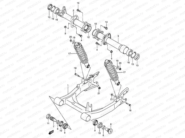 REAR SWINGINGARM