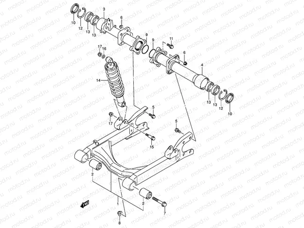 REAR SWINGINGARM