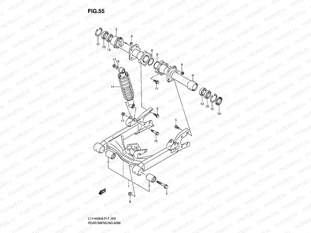 REAR SWINGINGARM