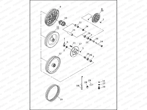 REAR WHEEL (1 OF 2)