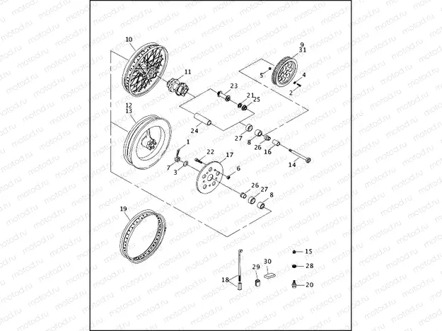 REAR WHEEL (1 OF 2)