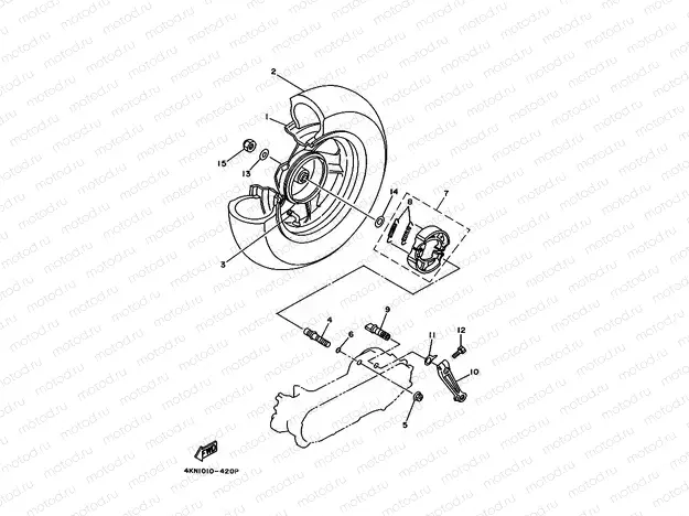 Rear wheel