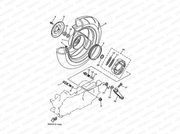 Rear wheel