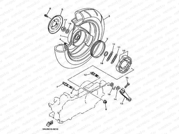 Rear wheel
