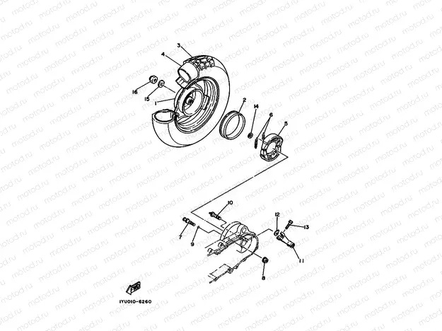 Rear wheel