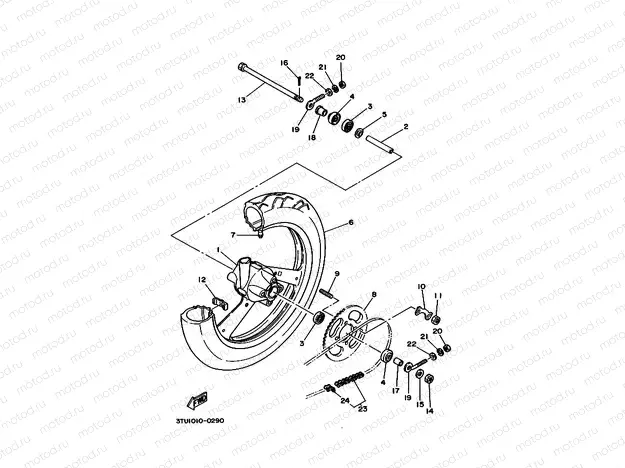 Rear wheel