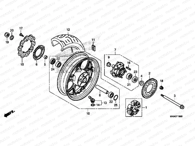 REAR WHEEL