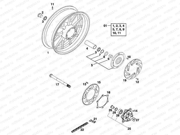 REAR WHEEL