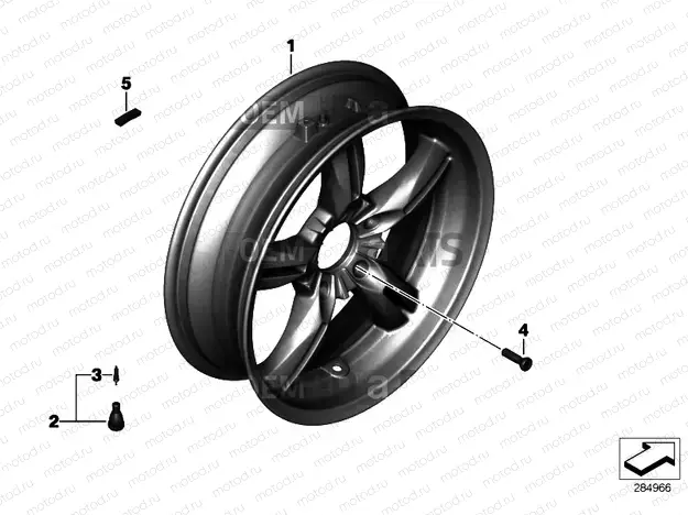 Rear wheel