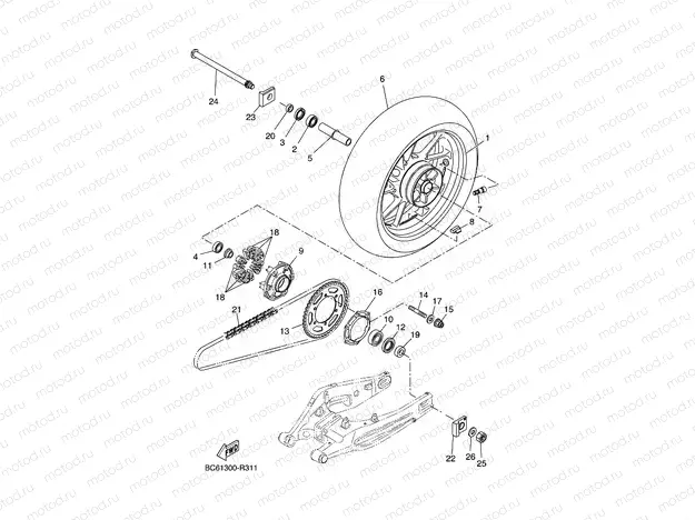 REAR WHEEL