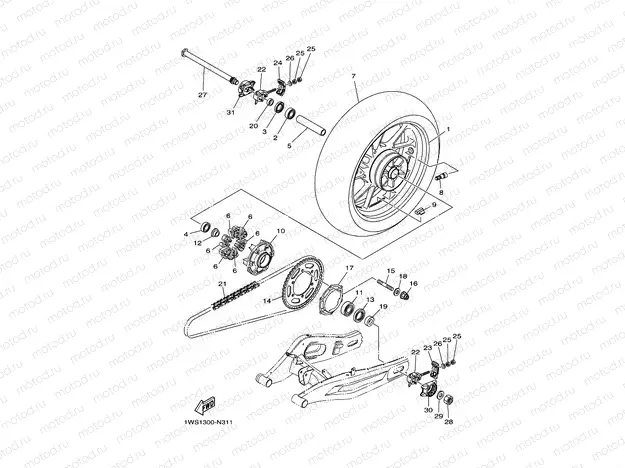 REAR WHEEL