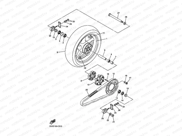 REAR WHEEL