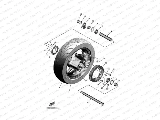 REAR WHEEL