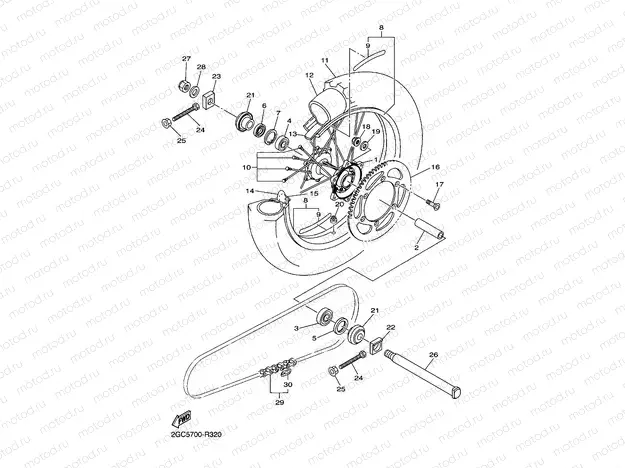 REAR WHEEL