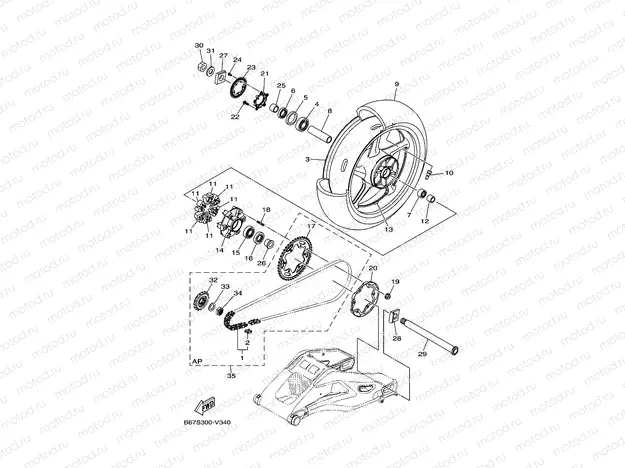REAR WHEEL