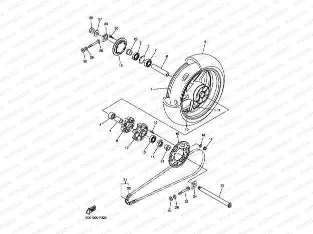 REAR WHEEL