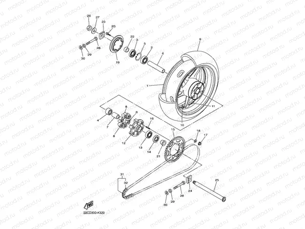 REAR WHEEL