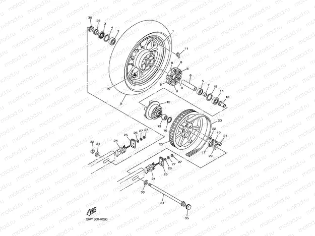 REAR WHEEL