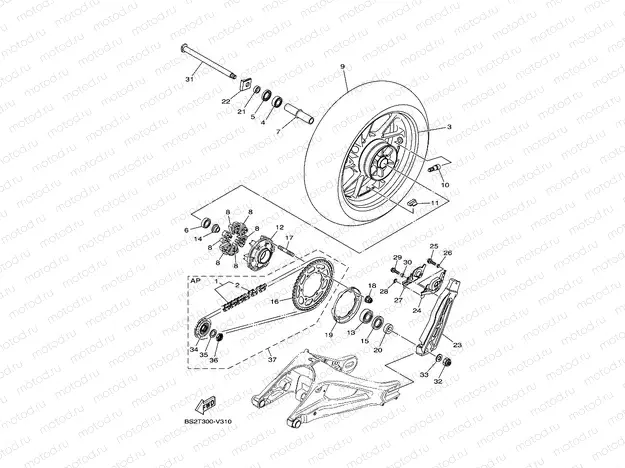 REAR WHEEL