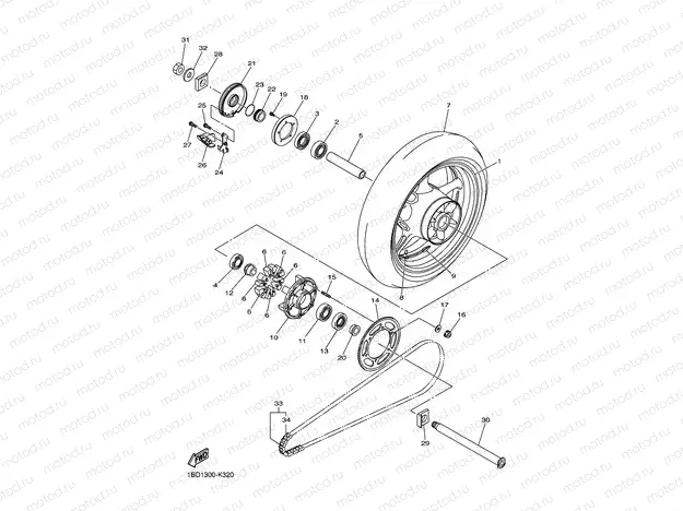REAR WHEEL