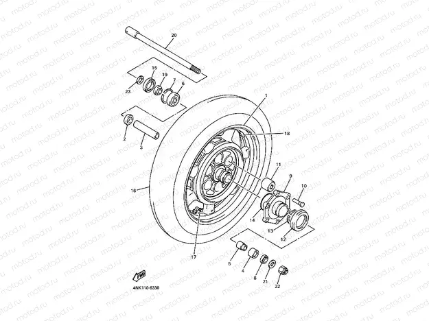 Rear wheel