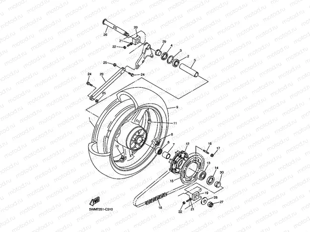 REAR WHEEL
