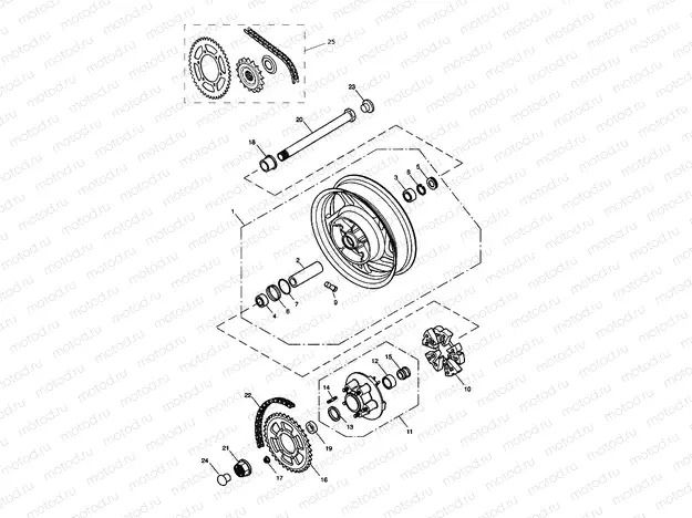 Rear Wheel 469050