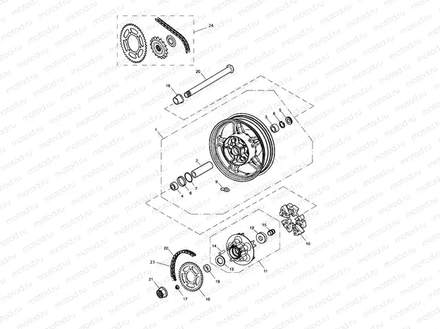 Rear Wheel 469051