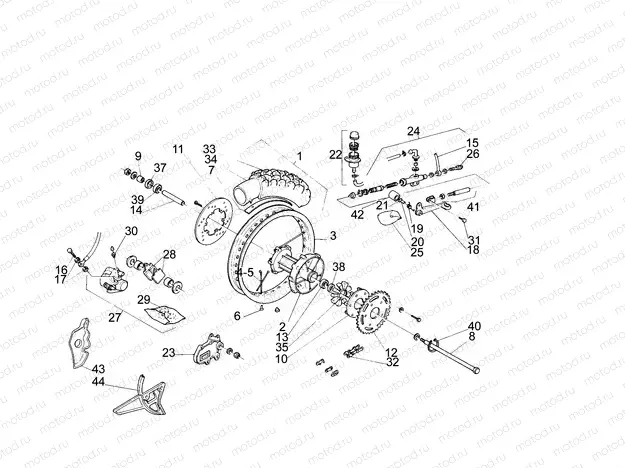 Rear wheel