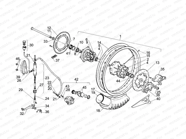 Rear wheel
