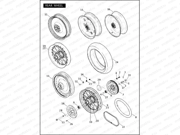 REAR WHEEL