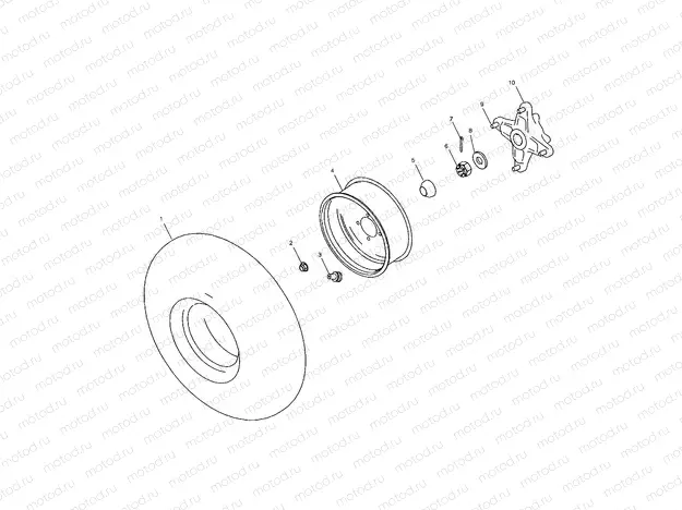 REAR WHEEL - A03GJ50AA/AB (4975767576B04) | REAR WHEEL - A03GJ50AA/AB (4975767576B04)