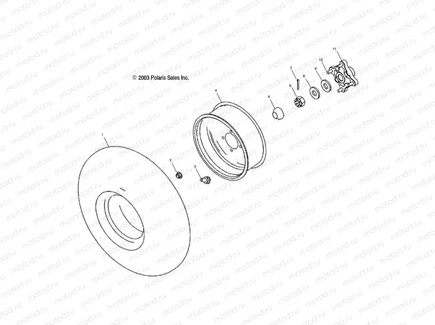 REAR WHEEL - A04GJ50AA/AB/AC/AD (4986168616B06) | REAR WHEEL - A04GJ50AA/AB/AC/AD (4986168616B06)
