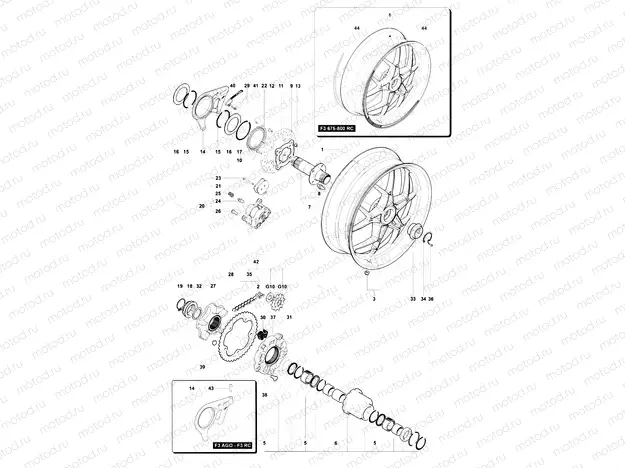 Rear Wheel Assembly