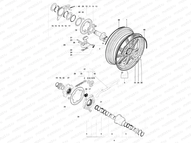 Rear Wheel Assembly