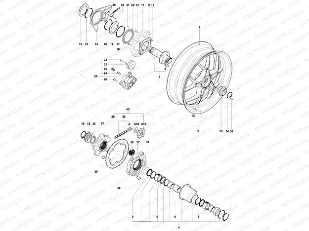 Rear Wheel Assembly