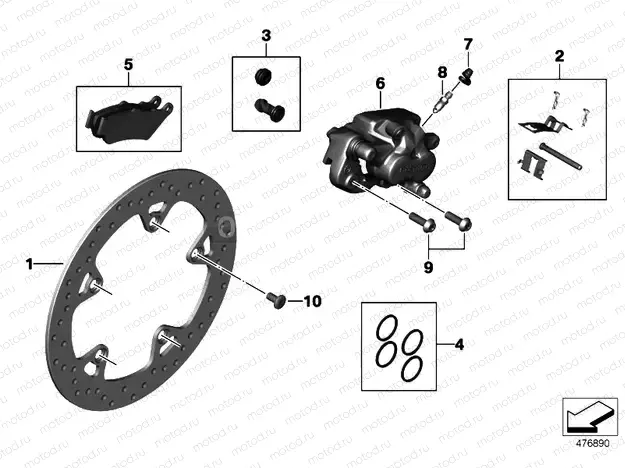 REAR WHEEL BRAKE