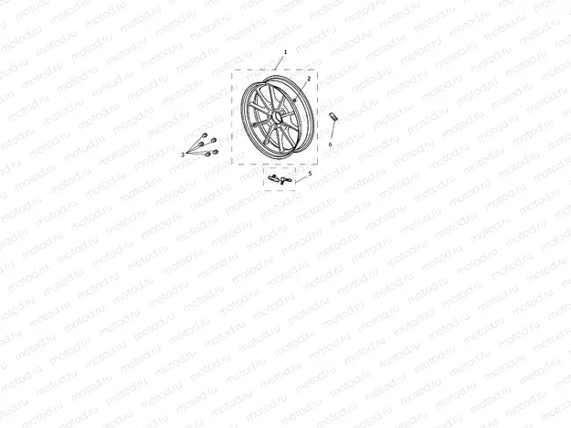 Rear Wheel Cast
