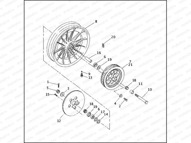 REAR WHEEL - CAST