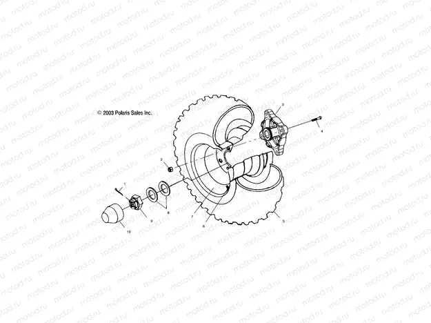 REAR WHEEL DRIVE - A04CD32AA/AB/AC/FB (4986268626C08) | REAR WHEEL DRIVE - A04CD32AA/AB/AC/FB (4986268626C08)