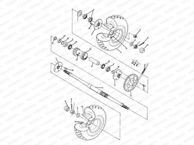 Rear Wheel Drive Assembly (4916361636021A) | Rear Wheel Drive Assembly (4916361636021A)
