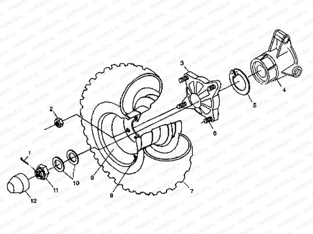 REAR WHEEL DRIVE - W98CH50A(C)(D)(E)(F) (4950135013c008) | REAR WHEEL DRIVE - W98CH50A(C)(D)(E)(F) (4950135013c008)
