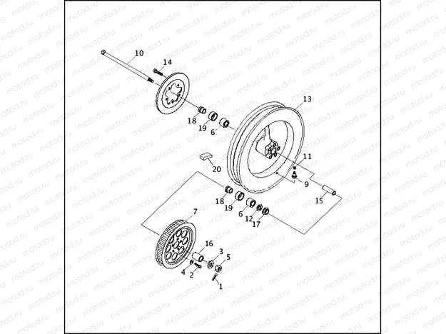 REAR WHEEL - FLHTP