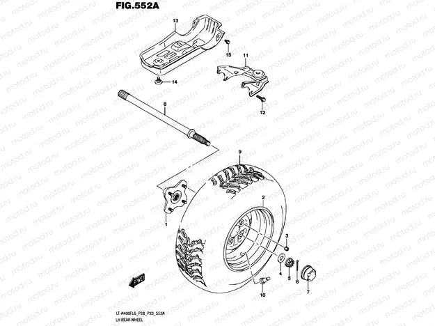 REAR WHEEL LEFT