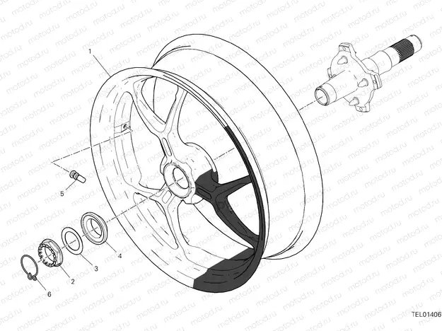 REAR WHEEL [MOD:HYM RVE]