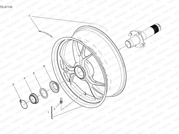 REAR WHEEL [MOD:PANV4 S]